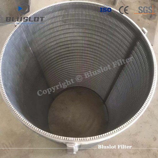 Johnson wedge wire Screen Basket for fan screw press separator