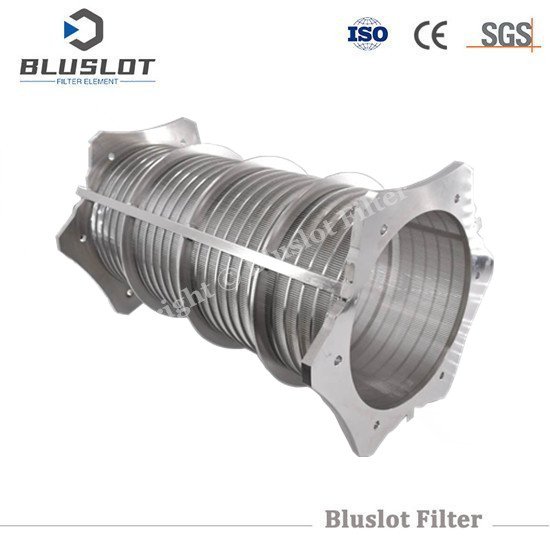 wedge wire filter screen basket for WAM solid liquid separator