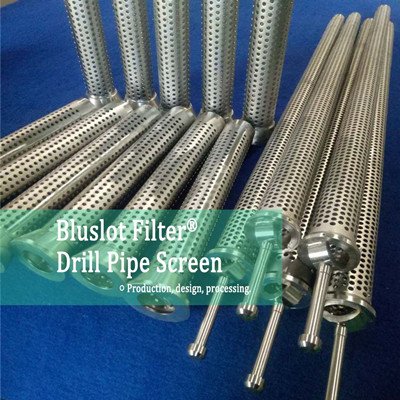 Perforated pipe screen