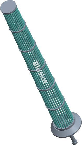 Rod type drill pipe screen